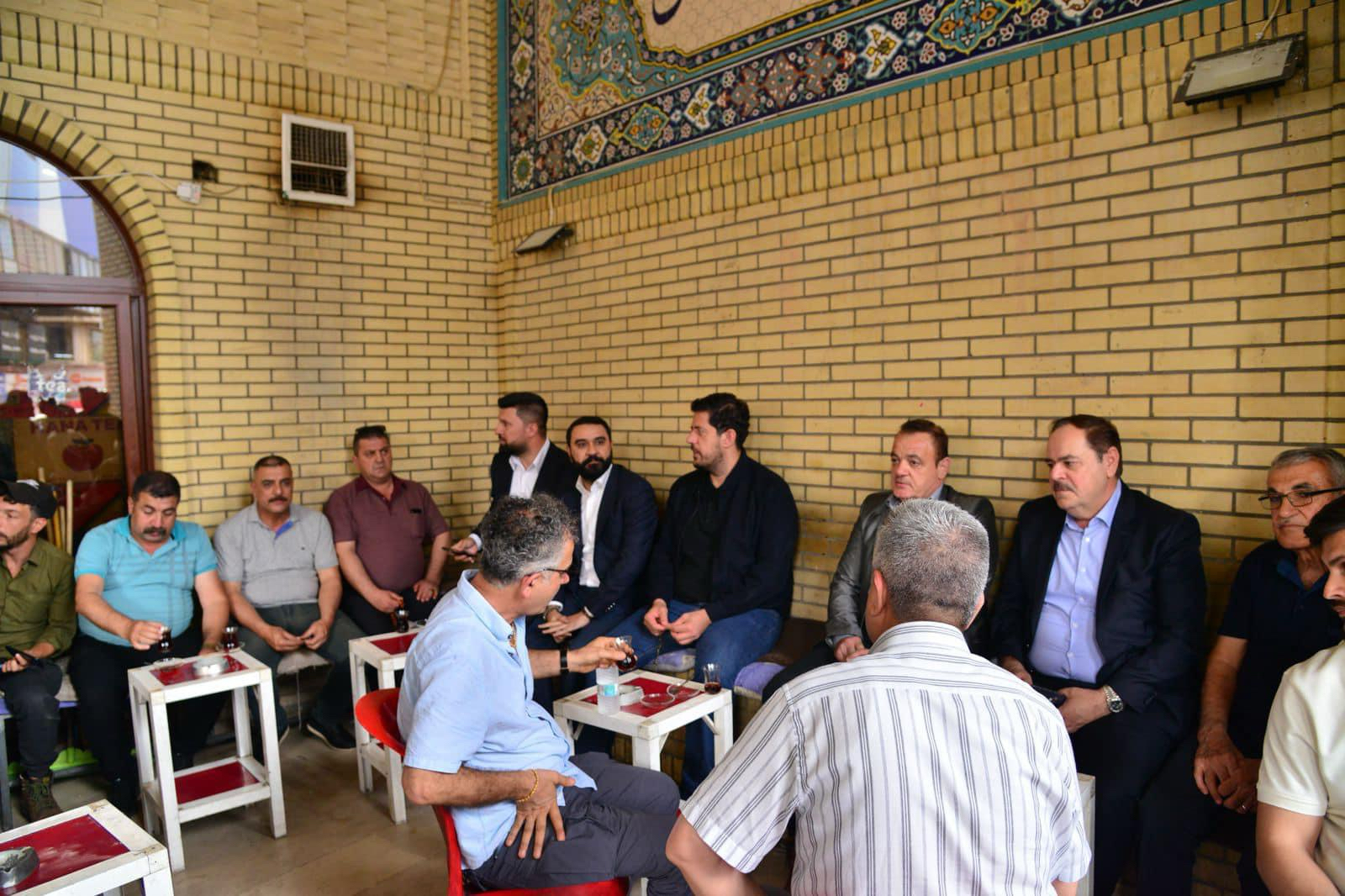 شاڵاو کۆسرەت رەسول سەردانی بازاڕی هەولێر دەکات