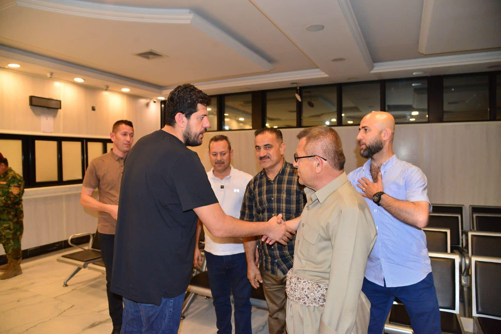 شاڵاو کۆسرەت رەسول لە سەنتەری دڵ سەردانی ئەکرەم مەلا فەتاح غەفووری دەکات