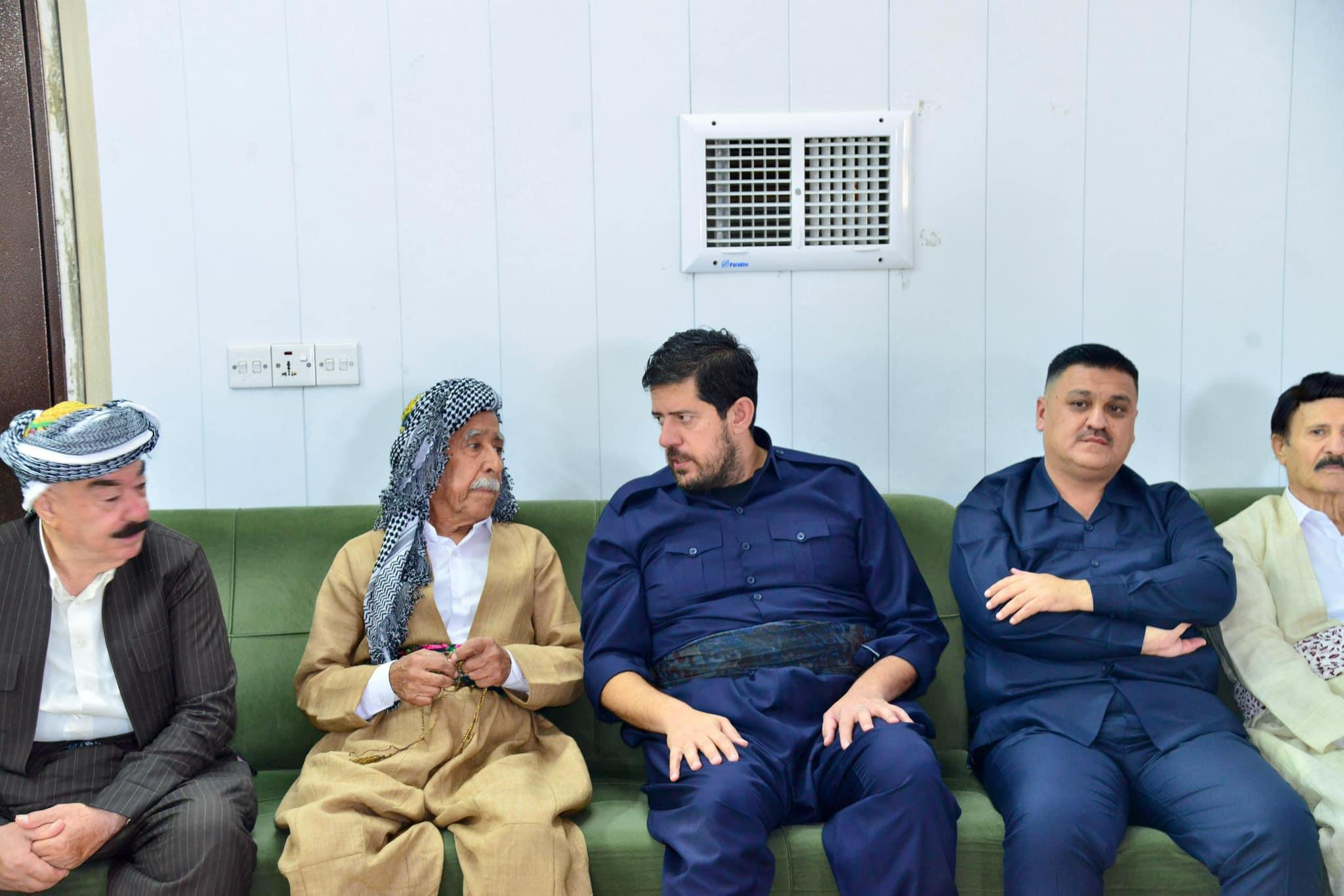 شاڵاو کۆسرەت رەسول بەشداری لە پرسەی سافیە قادر ئیسماعیل دەکات