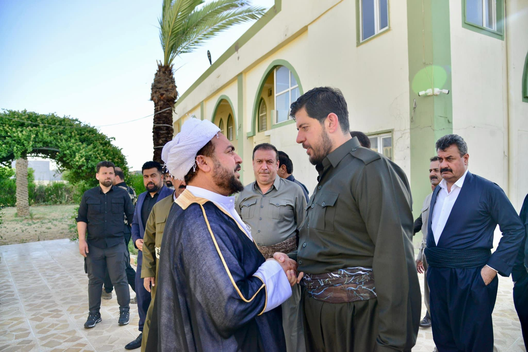 شاڵاو کۆسرەت رەسول سەردانی تەکیەی شێخ بیلال شێخ نوری خەیلانی دەکات