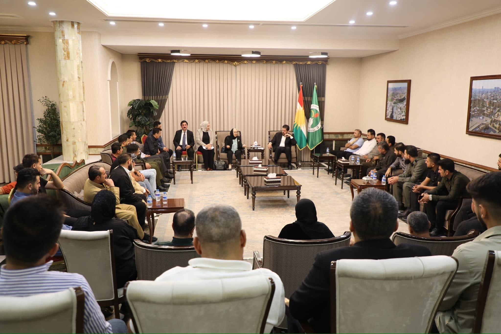 شاڵاو کۆسرەت رەسول پێشوازی لە چین و توێژە جیاوازەکانی هەولێر دەکات