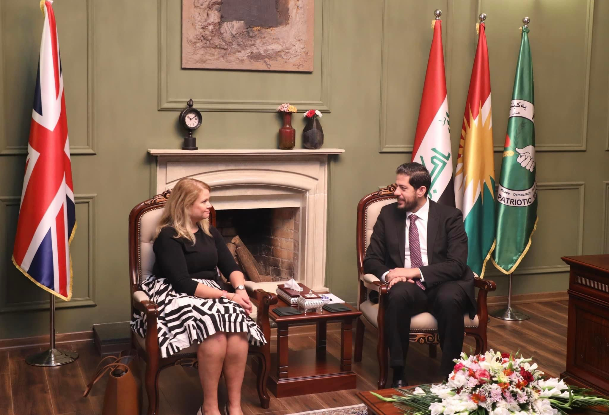 ڤیدیۆ…شاڵاو کۆسرەت رەسول پێشوازی لە وەفدێکی کونسوڵخانەی بەریتانیا دەکات