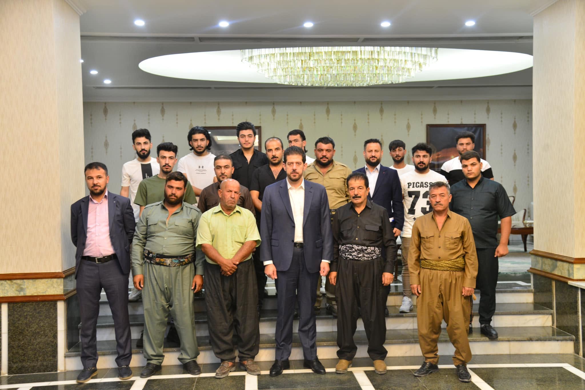 شاڵاو کۆسرەت رەسول پێشوازی لە چین و توێژە جیاوازەکانی هەولێر دەکات