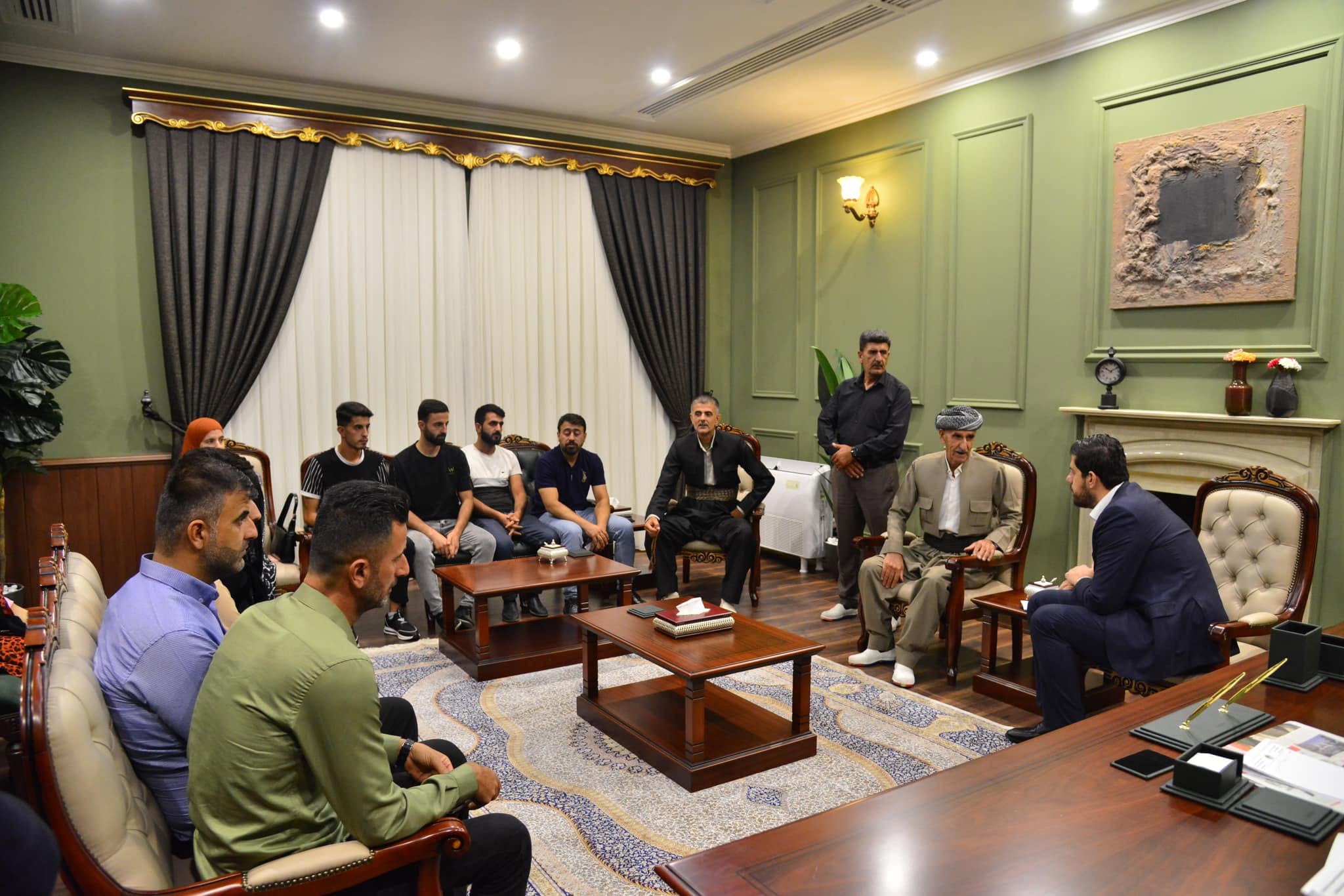 شاڵاو کۆسرەت رەسول پێشوازی لە چین و توێژە جیاوازەکان دەکات