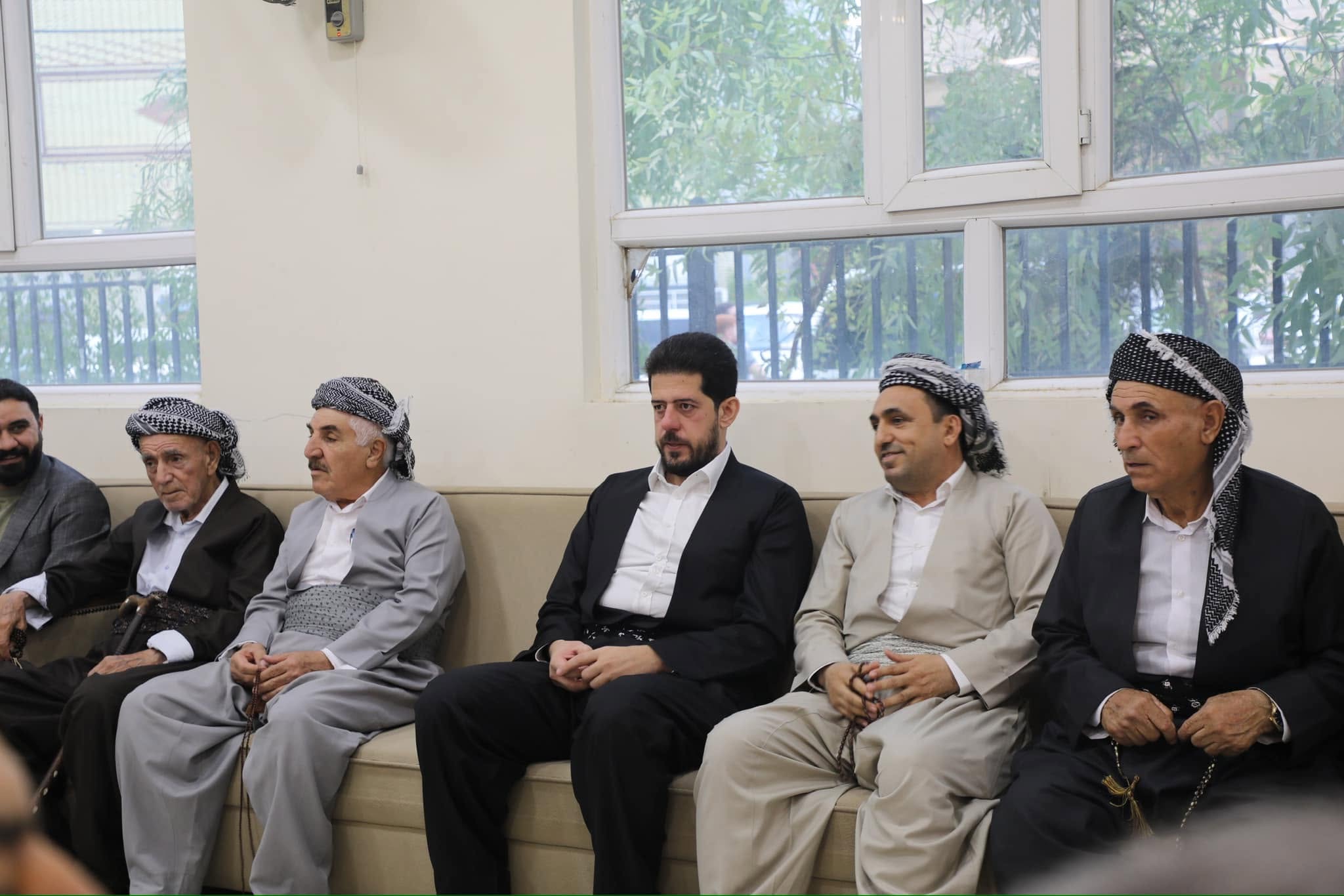 شاڵاو کۆسرەت رەسول بەشداری لە پرسەی خاتوو ئایش رەسوڵ شێخە بۆڵی دەکات