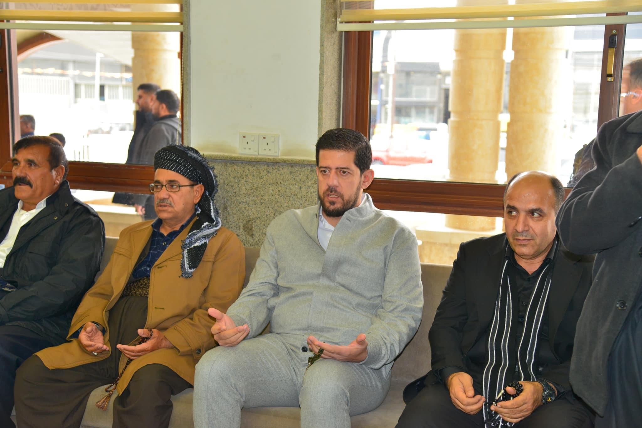 لە هەولێر شاڵاو کۆسرەت رەسول بەشداری لەژمارەیەک پرسە دەکات