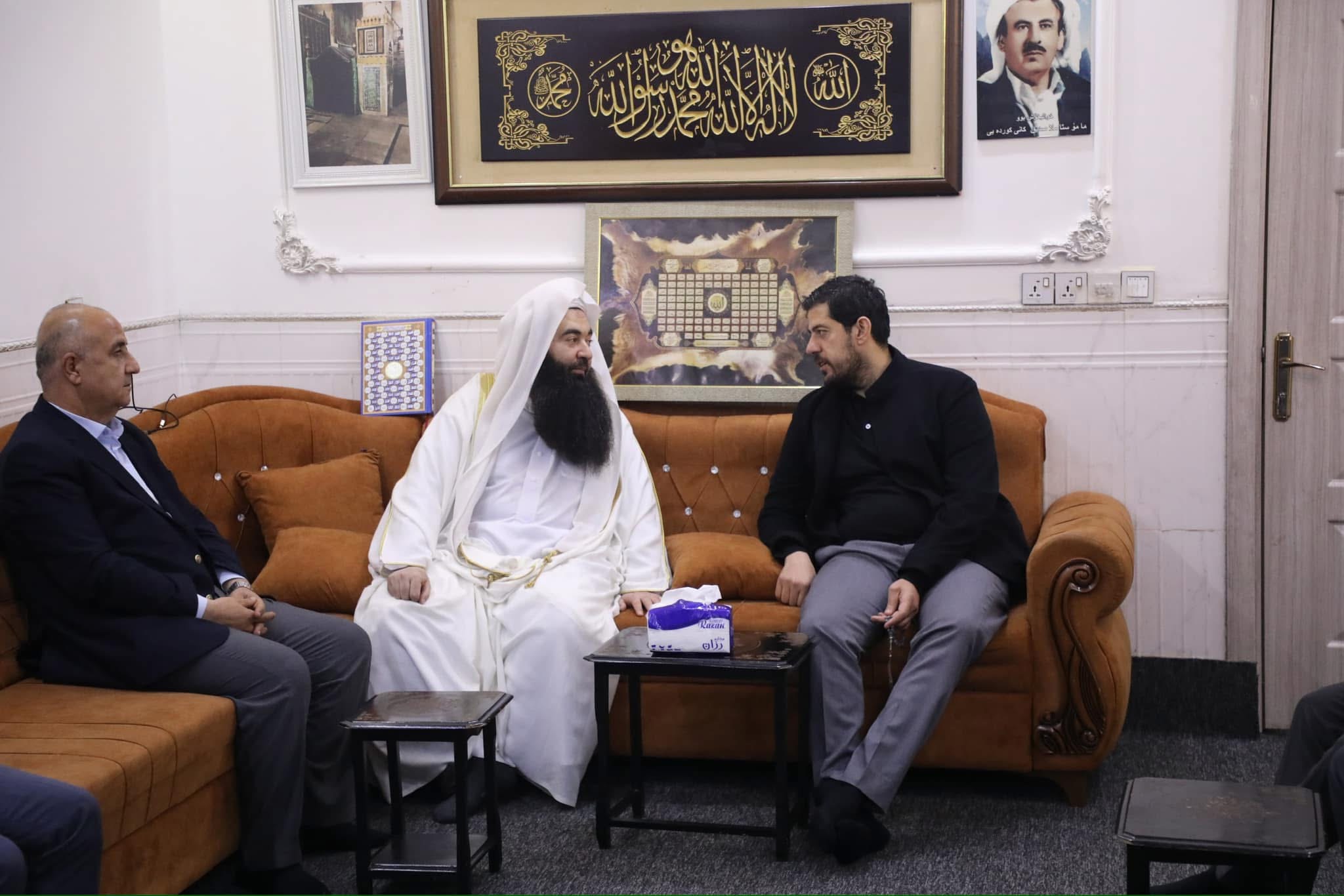 شاڵاو کۆسرەت رەسول سەردانی مامۆستا مەسعود کانی کوردەیی و تەکیەی شێخ محێدین دەکات