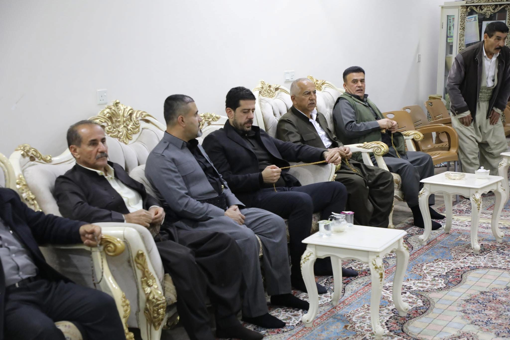 شاڵاو کۆسرەت رەسول لە کۆیە بەشداری پرسەیەک دەکات