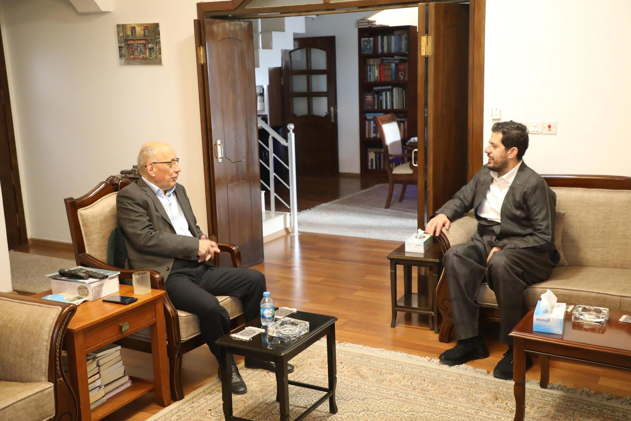 شاڵاو کۆسرەت رەسول سەردانی هەڤاڵان عەدنان موفتی و د. ئەرسەلان بایز دەکات