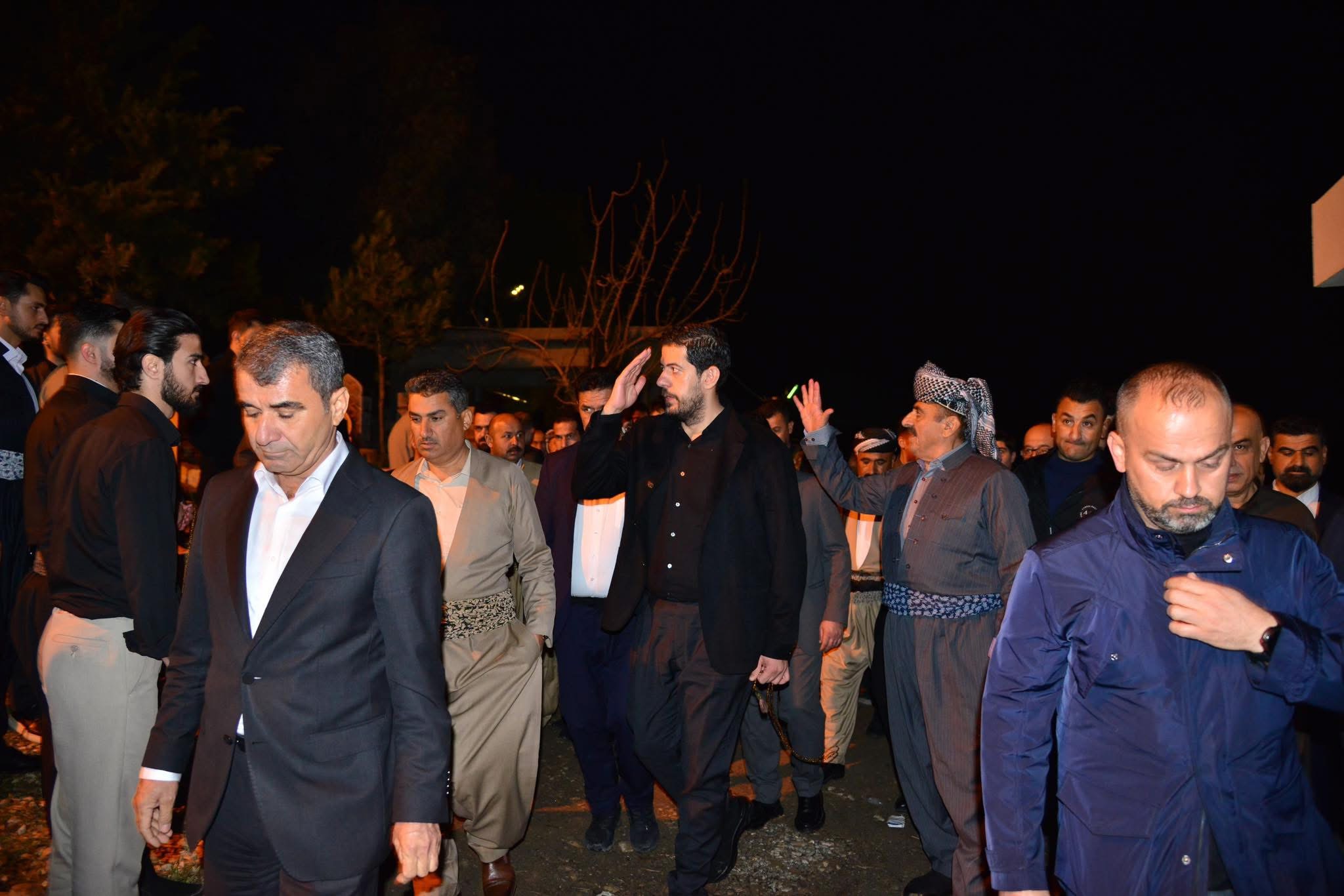 بەشداری کردنمان لە مەراسیمی بەخاکسپاردنی جوانەمەرگ کاکە سیاکۆی ئاکۆ عەباس ئاغا لە سەرکەپکان