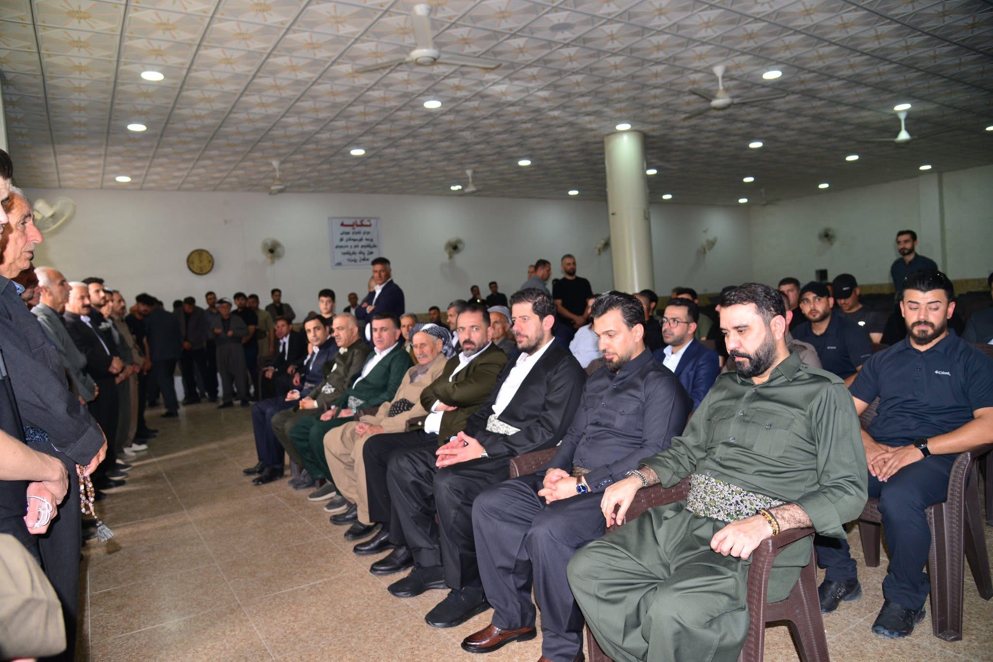 لە قەڵادزێ شاڵاو کۆسرەت رەسول بەشداری پرسەیەک دەکات