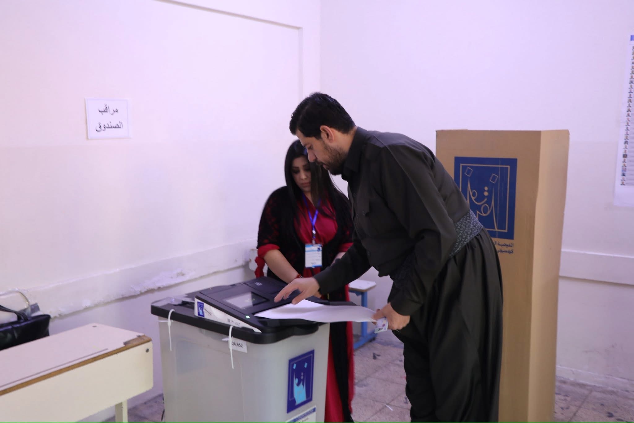 لە شاری هەولێر بەشداری پرۆسەی دەنگدانمان کردو داوامان کرد هاووڵاتیان بە گڕوتینەوە بەشداری پڕۆسەی دەنگدان بکەن، راشمانگەیاند لەسەر بەڵێنی خۆمان سوورین، بە پشتیوانی خەڵکی هەولێر رۆژێک هەر دێت هەولێر وەردەگرینەوە