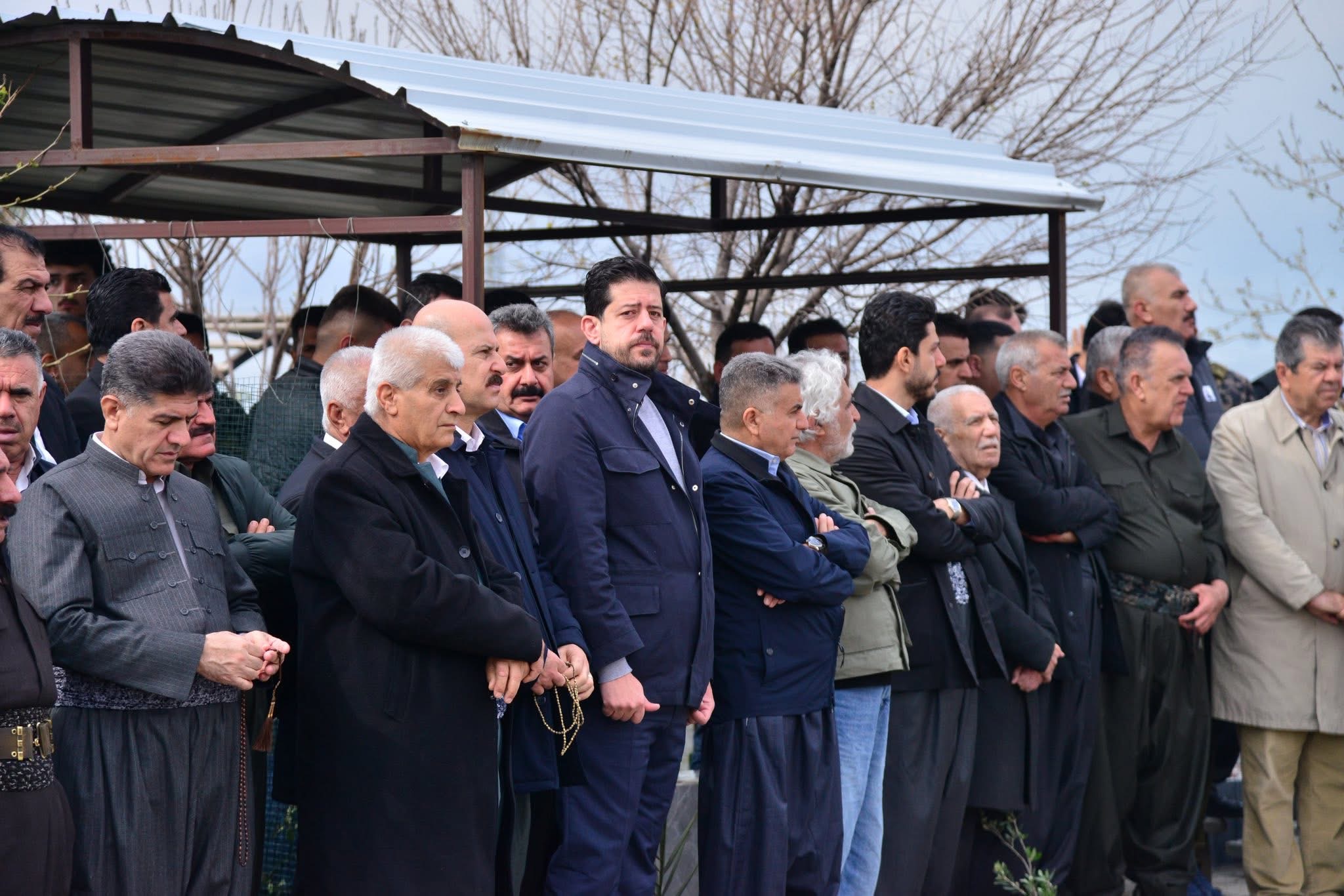 بەشداربووین لە مەراسیمی ناشتنی تەرمی فەرماندەو پێشمەرگەی دێرین مام غەفوور