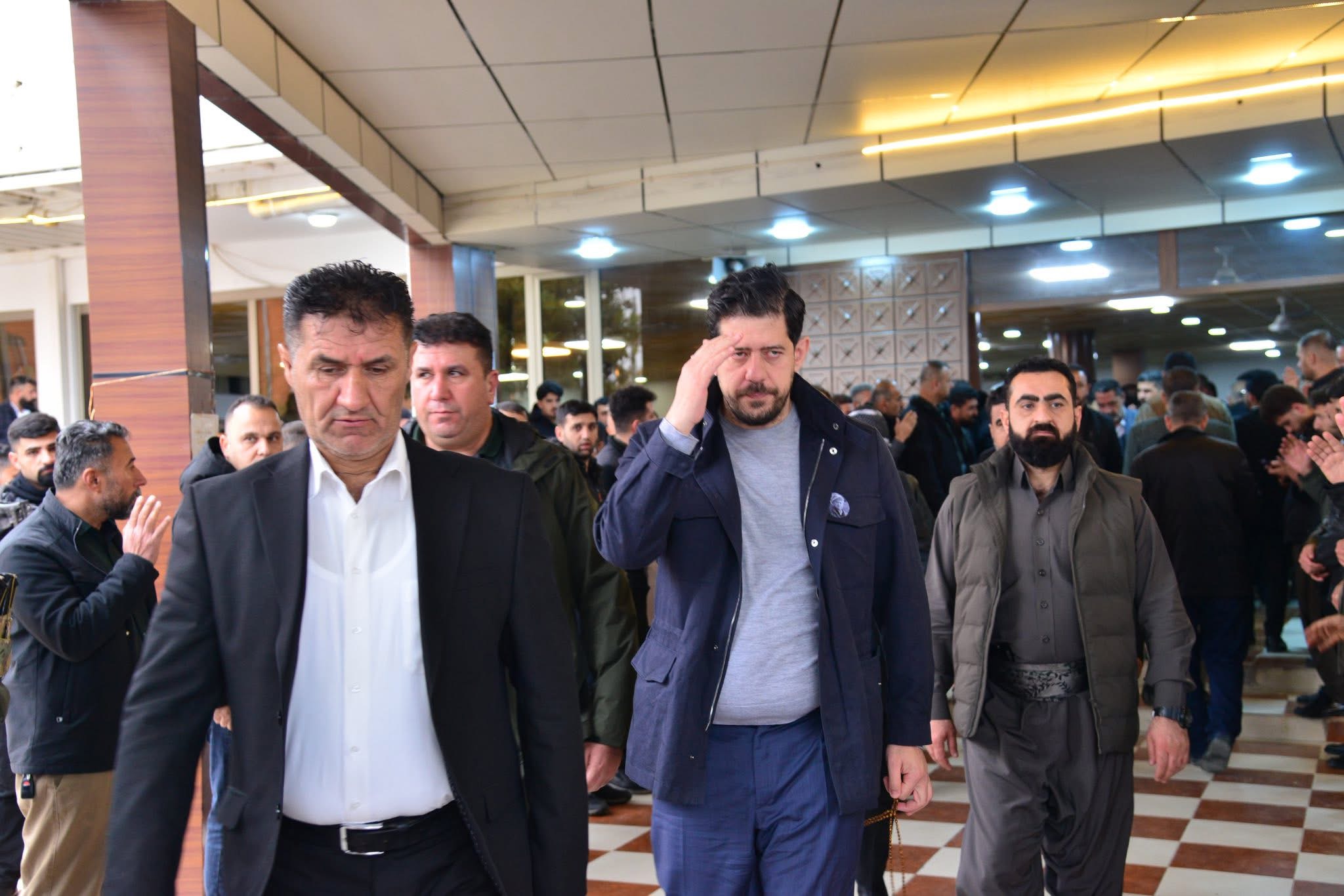 لە شاری سلێمانی بەشداریمان کرد لە پرسەی فەرماندەو پێشمەرگەی دێرین مام غەفوور